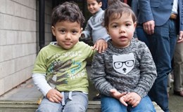 Heidor und Sami aus Irak sind 2 Jahre alt und fühlen sich wohl in Lemgo.